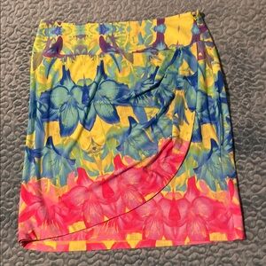 Floral Multicolor Women's Swim Skirt